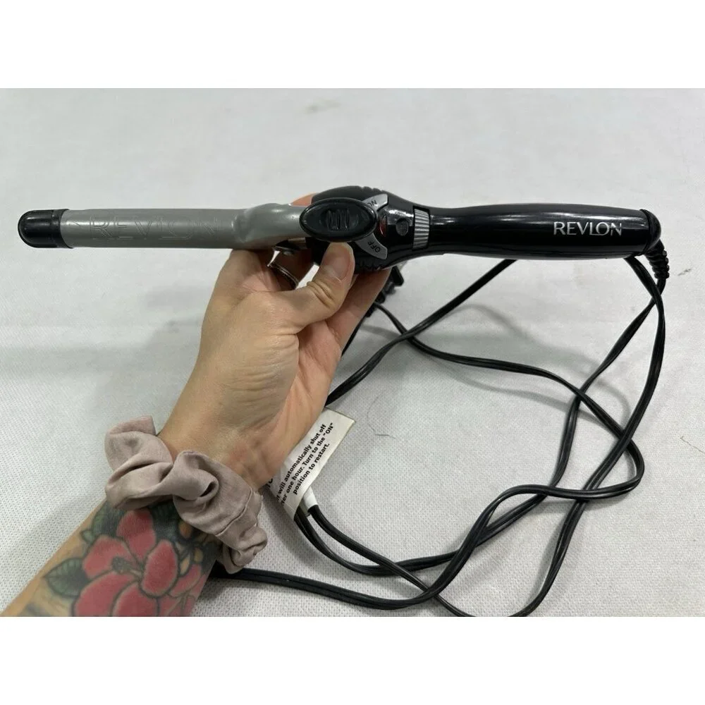 Revlon Curling Iron 3/4” Barrel RV052 Perfect Heat Professional Styling Read